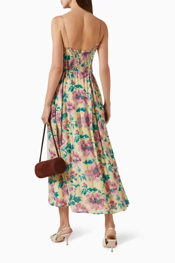 Jaelyn Midi Dress in Georgette