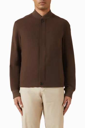 Oasi Cashmere Elements Bomber Jacket in Cashmere