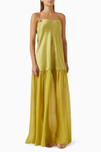 فستان ميلودي طويل