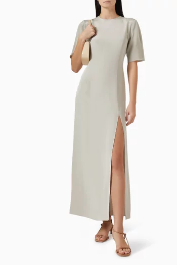 Maxi Dress in Mulberry Silk