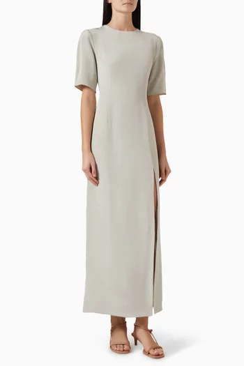 Maxi Dress in Mulberry Silk