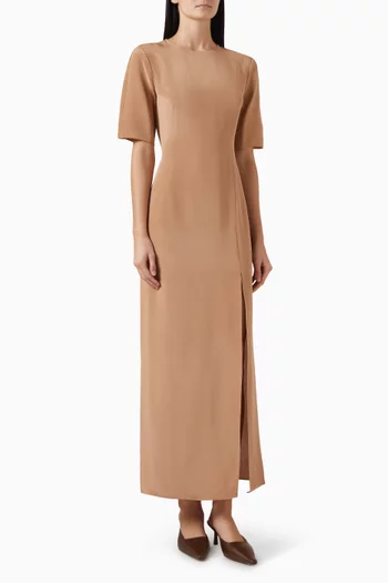 Maxi Dress in Mulberry Silk