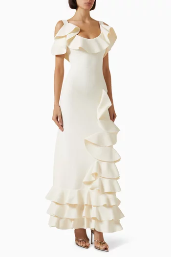 Lucy Ruffled Maxi Dress