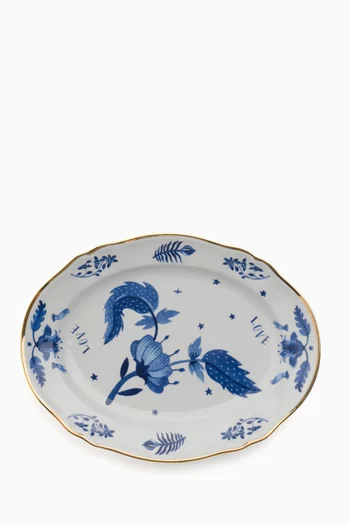 Marino Oval Platter in Porcelain