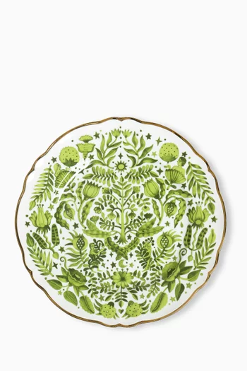 Eden Round Platter Plate in Porcelain