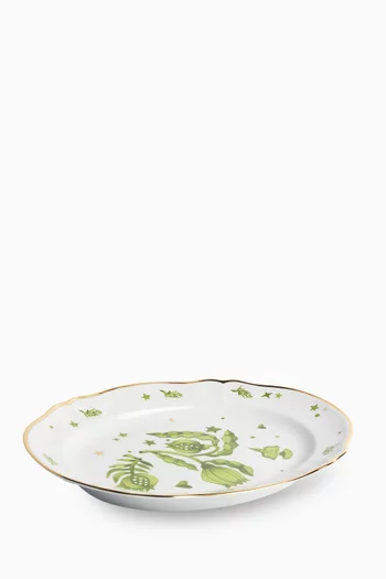 Eden Oval Platter in Porcelain