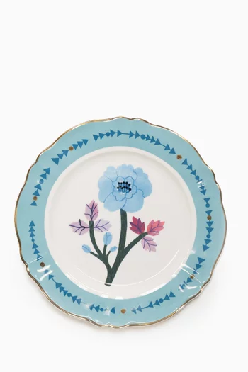 Camelia Round Platter in Porcelain