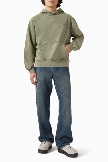 كنزة بغطاء رأس دياس صوف بلون باهت