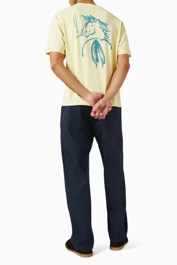 Horse-print T-shirt