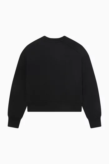 Graphic Logo Sweatshirt in Cotton Fleece