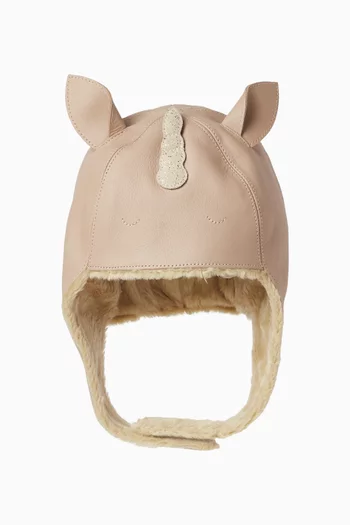 قبعة كابي يونيكورن جلد