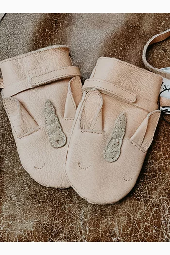 Kapi Unicorn Mittens in Leather