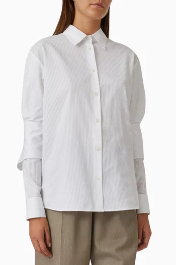 Shirt in Silk Satin
