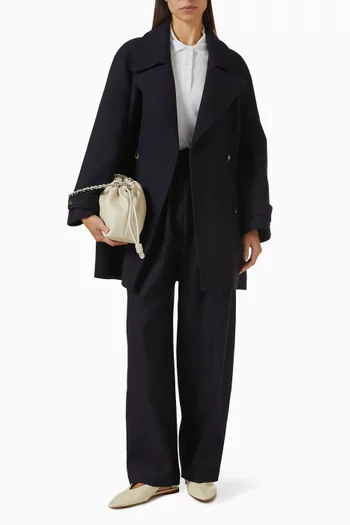 Double-breasted Belted Coat