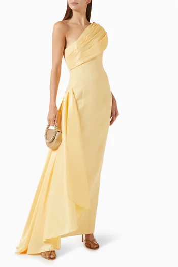One-shoulder Gown