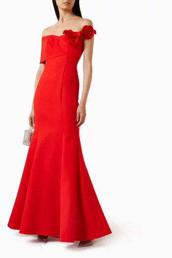 Off-shoulder Gown