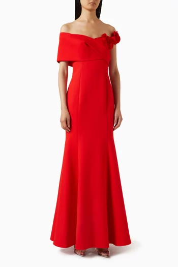Off-shoulder Gown