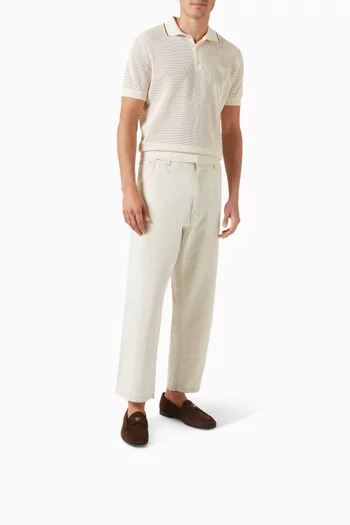 Logo Loafers in Suede