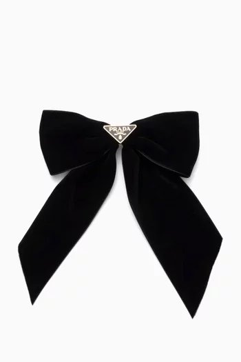 Bow Hairclip in Velvet