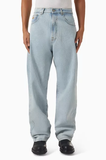 Wide-leg Jeans in Denim