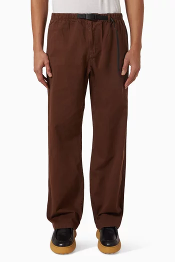 Straight Fit Pants in Cotton Twill