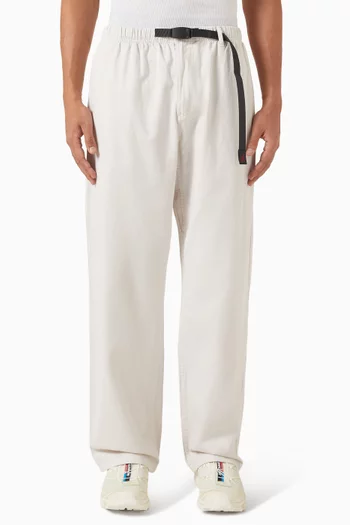 Straight Fit Pants in Cotton Twill