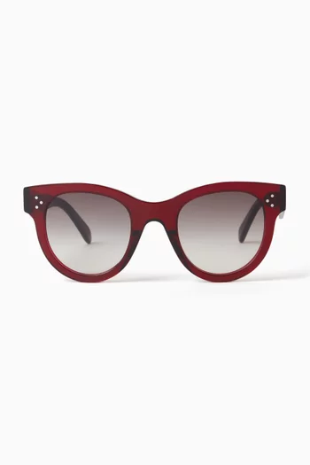 Round Sunglasses in Acetate