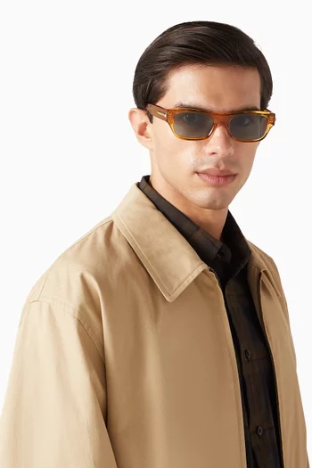 نظارة شمسية جي في وان بإطار حرف D أسيتات