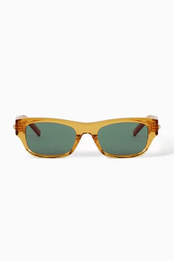 نظارة شمسية جي في وان بإطار حرف D أسيتات