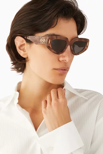 Anagram Irregular Sunglasses in Acetate