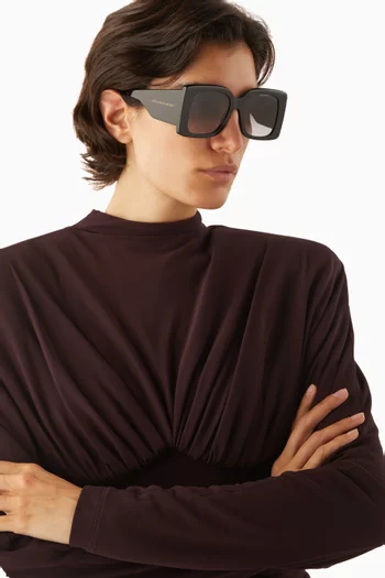 Square Sunglasses in Bio-acetate