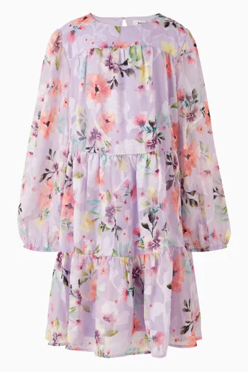 Floral-print Dress