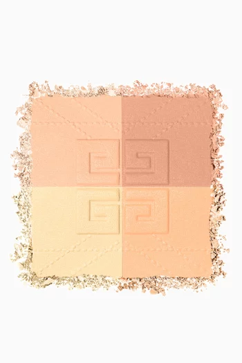 N05 Popeline Mimosa Prisme Libre 4-Color Pressed Powder, 7g