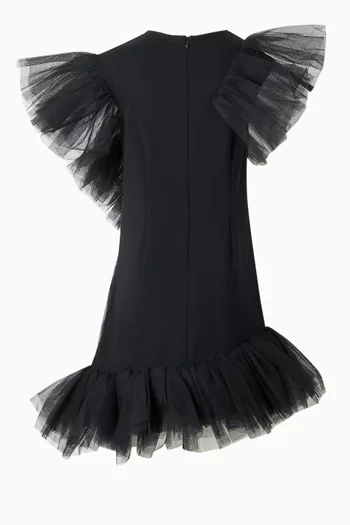 فستان سيريموني قماش شبكي