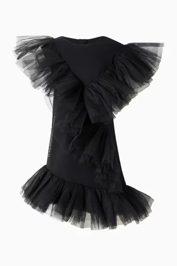 فستان سيريموني قماش شبكي