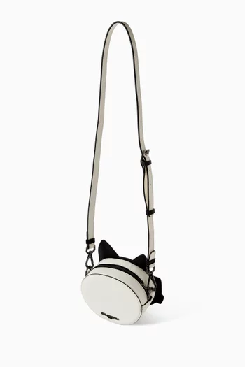 حقيبة كروس بتصميم القط شوبيت مرصعة بأحجار الراين