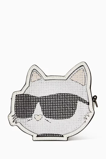 حقيبة كروس بتصميم القط شوبيت مرصعة بأحجار الراين