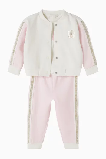 T-shirt Cardigan & Sweatpants Gift Set