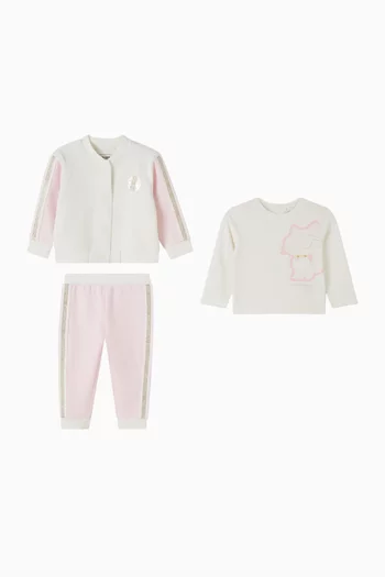 T-shirt Cardigan & Sweatpants Gift Set