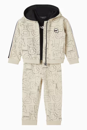 Logo T-shirt Hoodie & Sweatpants Gift Set