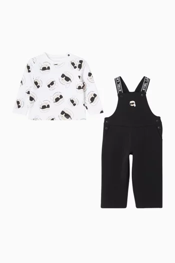 Logo T-shirt & Overall Set