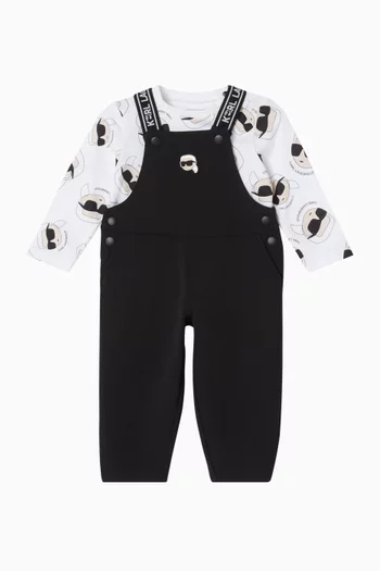 Logo T-shirt & Overall Set