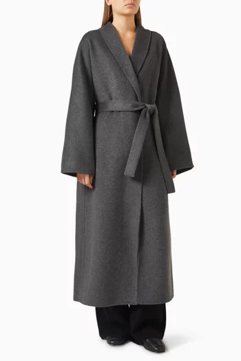 Relaxed-fit Coat in Wool-cashmere
