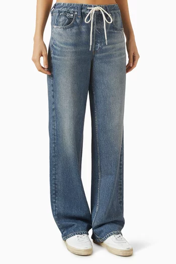 Miramar Drawstring Wide-leg Pants