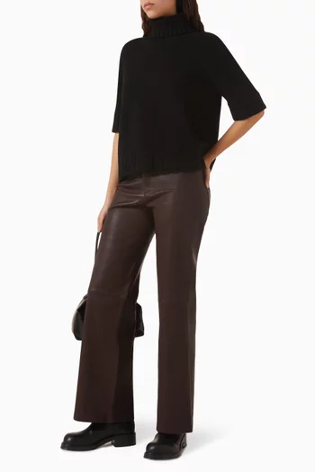 سترة جيورجيا بياقة عالية كشمير