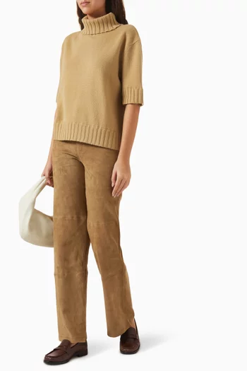 Marina Pants in Suede