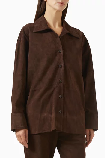 Catarine Jacket in Lamb Suede