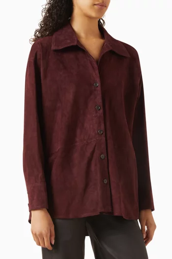 Catarine Jacket in Lamb Suede