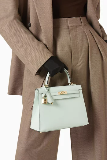 Unused Kelly 25 Bag in Epsom Leather
