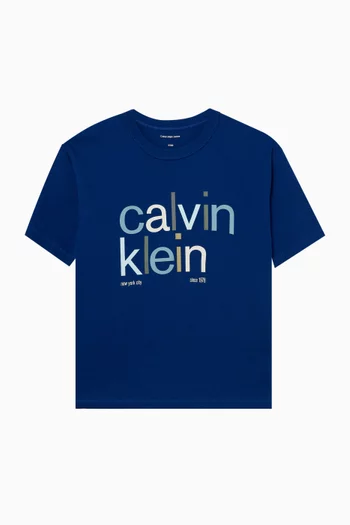 Logo T-shirt in Cotton-jersey